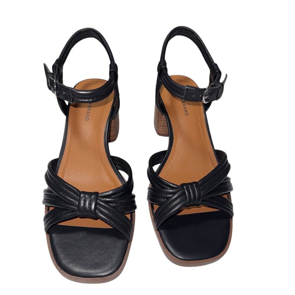 Lucky Brand Jolenne Women Heeled square toe Black SandalsSZ/ 9 M-40 - Picture 2 of 12